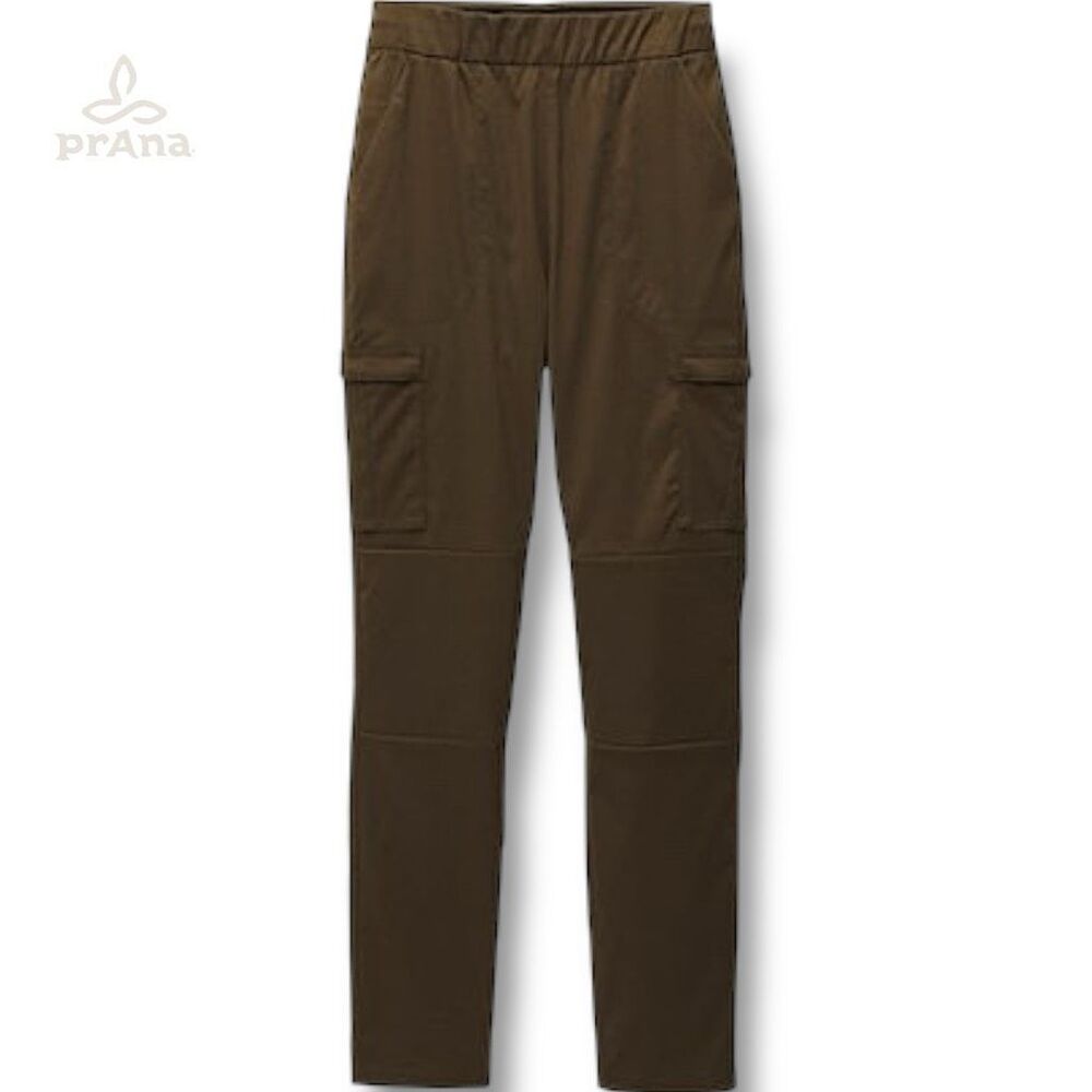 Prana Olive Green Cargo Track Pants